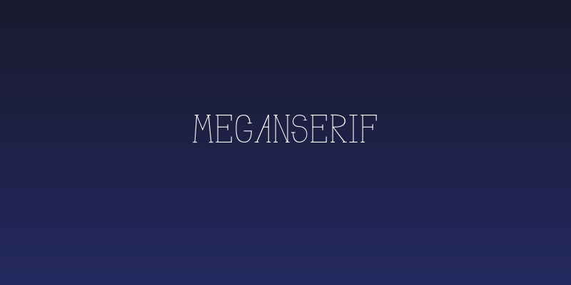 MeganSerif Social Header
