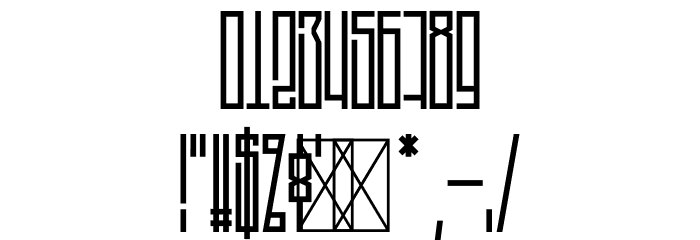 Meganek Font OTHER CHARS