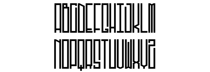 Meganek Font LOWERCASE
