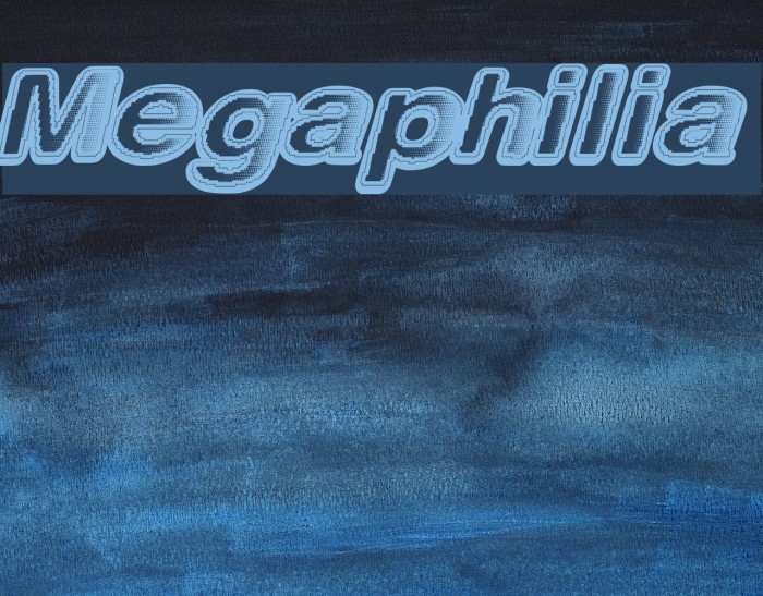 Megaphilia Font examples