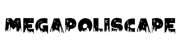 Megapoliscape  font caratteri gratis