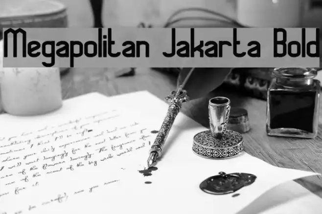Megapolitan Jakarta Bold Example 2