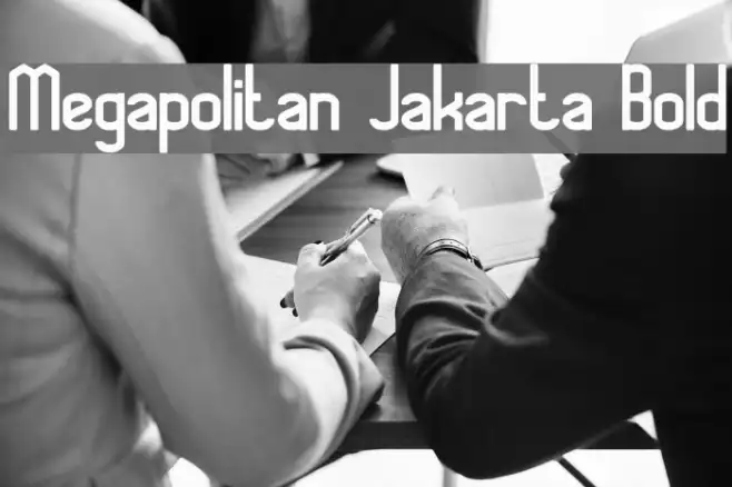 Megapolitan Jakarta Bold Example 3