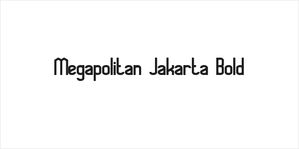 Megapolitan Jakarta Bold Logo