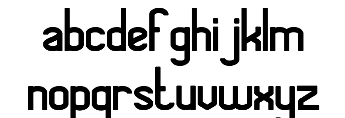 Megapolitan Jakarta Bold Font LOWERCASE