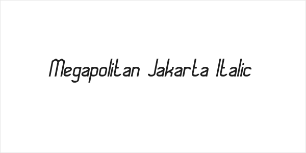 Megapolitan Jakarta Italic Logo