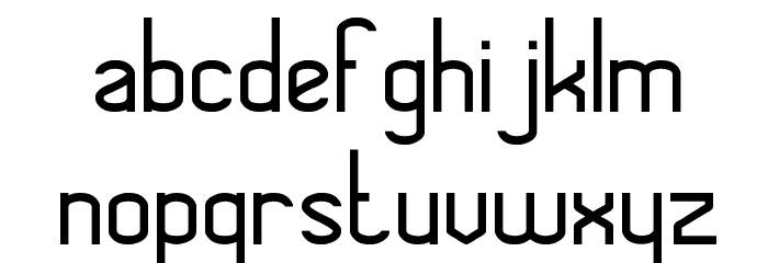 Megapolitan Jakarta Thin Font LOWERCASE