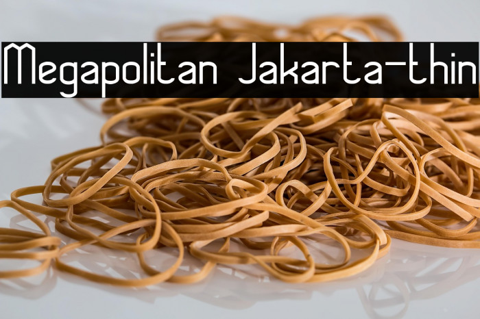 Megapolitan Jakarta-thin Example 1
