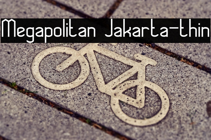 Megapolitan Jakarta-thin Example 2