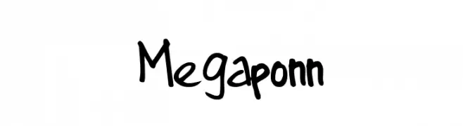 Megaponn  font caratteri gratis