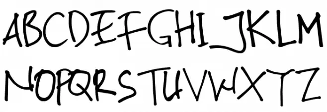Megaponn Font Litere mari