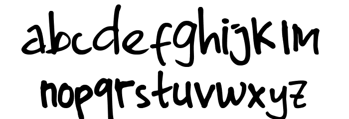 Megaponn Font LOWERCASE