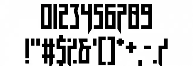 Megarok Font OTHER CHARS