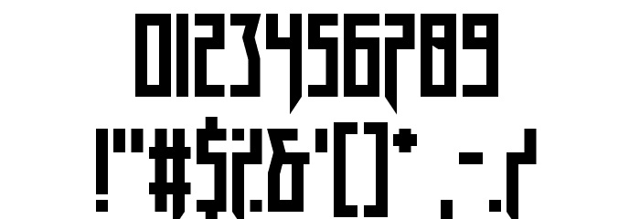 Megarok Font OTHER CHARS