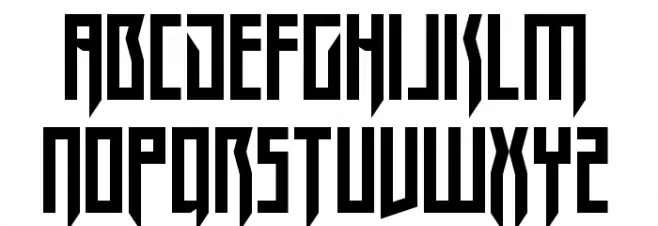 Megarok Font Litere mari
