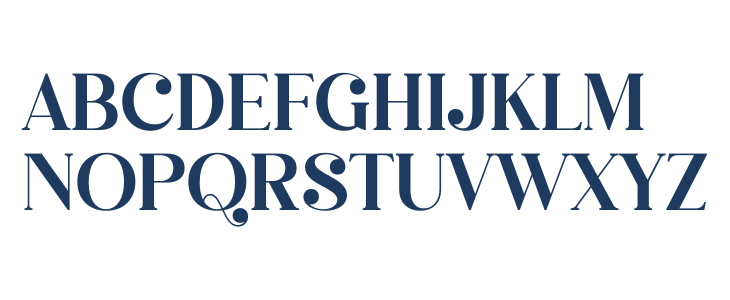 Megasta Signateria Serif Uppercase