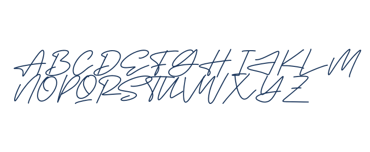Megasta Signateria Signature Uppercase