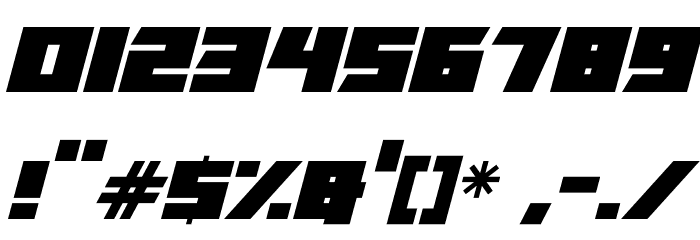 Megastructure Italic Font OTHER CHARS
