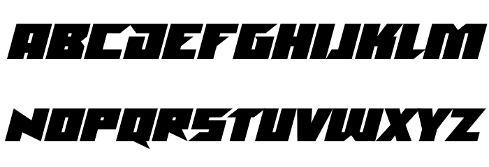 Megastructure Italic Font LOWERCASE