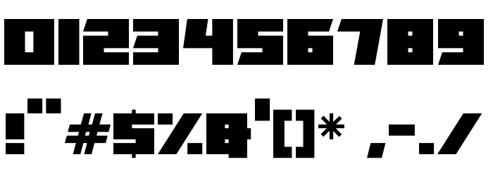 Megastructure Font OTHER CHARS