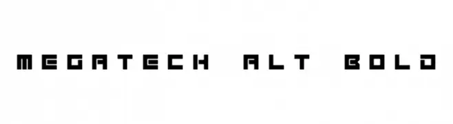 Megatech Alt Bold  नि: शुल्क फ़ॉन्ट्स डाउनलोड