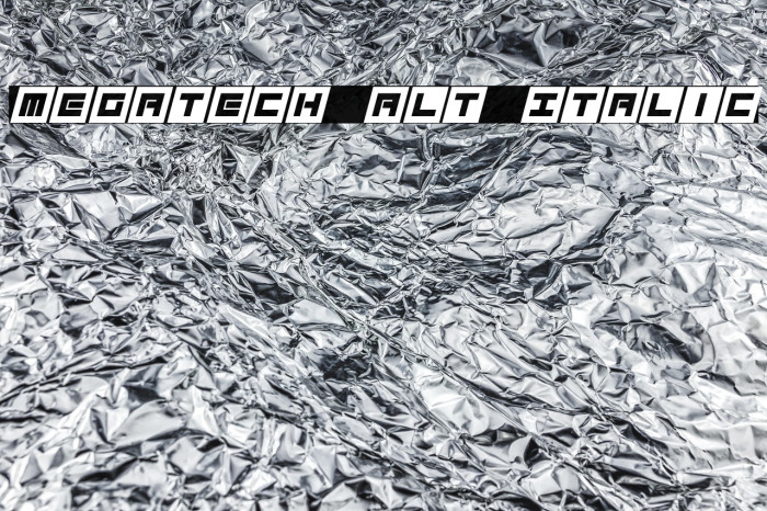 Megatech Alt Italic Example 1