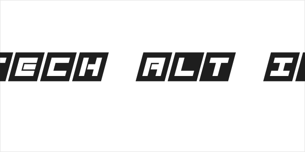 Megatech Alt Italic Logo