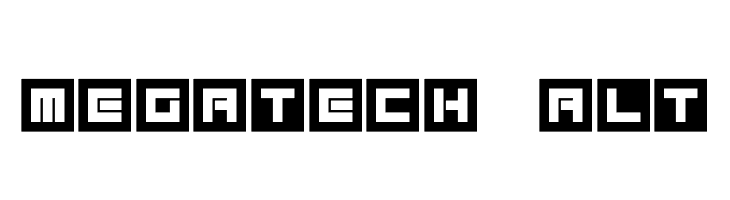 Megatech Alt  Frei Schriftart Herunterladen