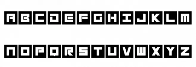 Megatech Alt Schriftart Groß