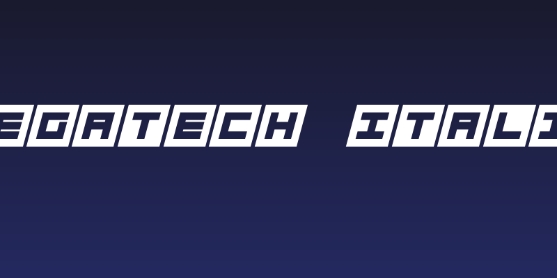 Megatech Italic Social Header