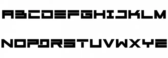 Megaton Extras Heavy Шрифта ВЕРХНИЙ