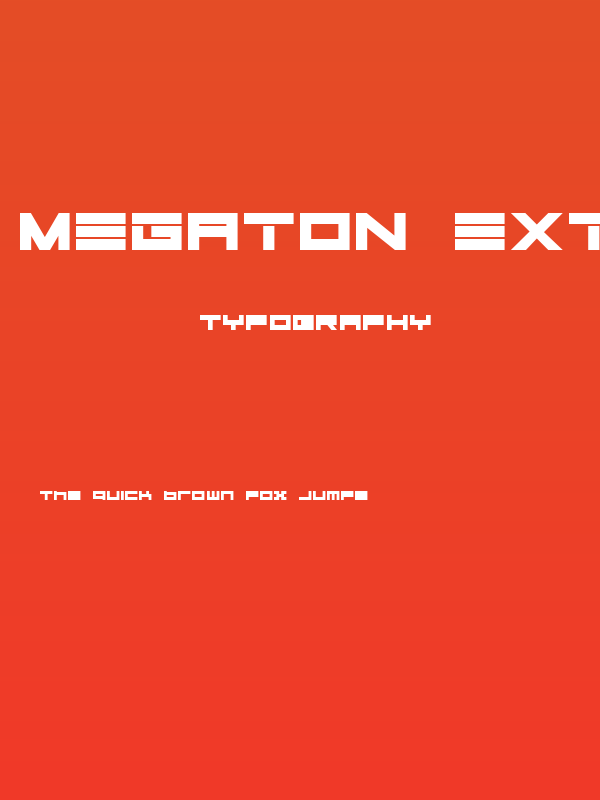 Megaton Extras Heavy Poster