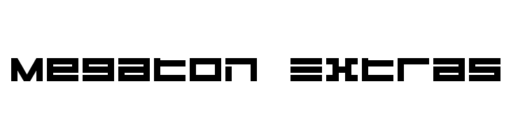Megaton Extras  font caratteri gratis
