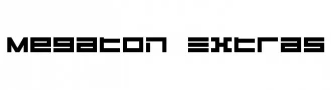 Megaton Extras  font caratteri gratis