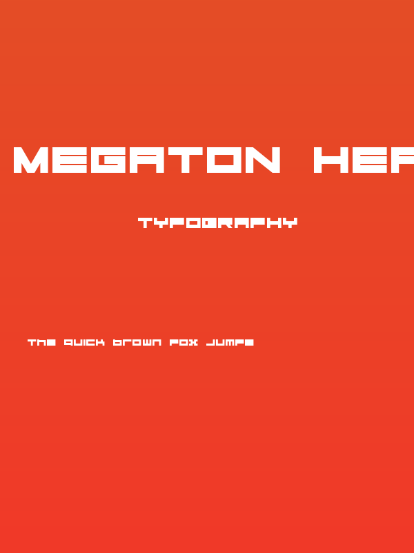 Megaton Heavy Poster