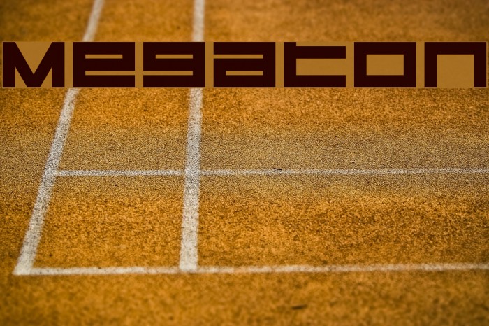 Megaton Font examples