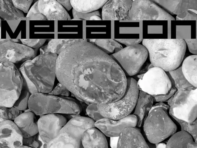 Megaton Font examples