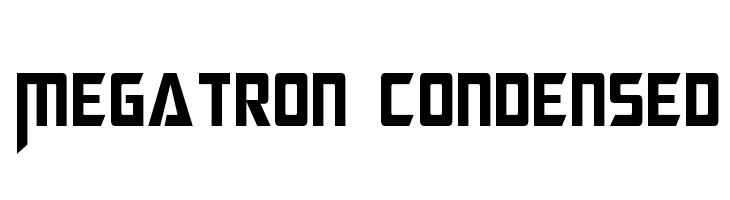 Megatron Condensed Font