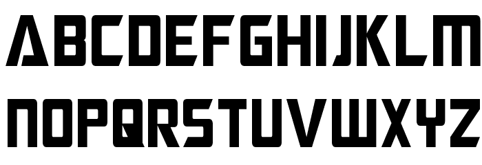 Megatron Condensed Font LOWERCASE