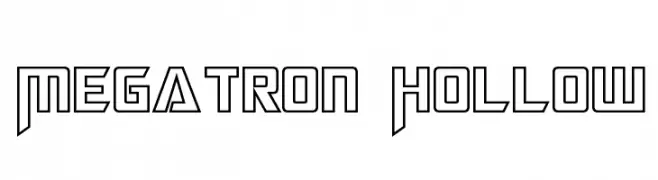 Megatron Hollow  Fuentes Gratis Descargar