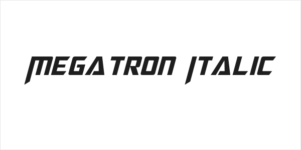 Megatron Italic Logo