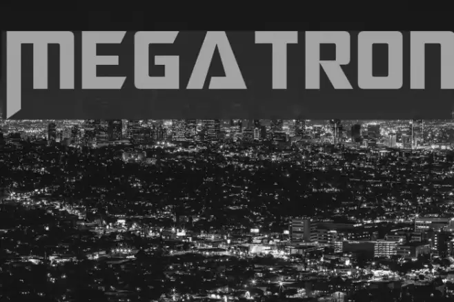 Megatron フォント examples