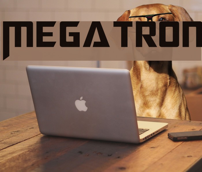 Megatron Font examples
