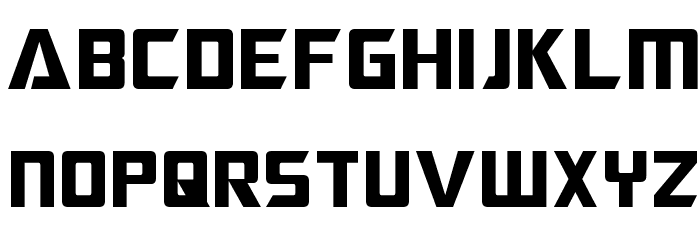 Megatron Font LOWERCASE