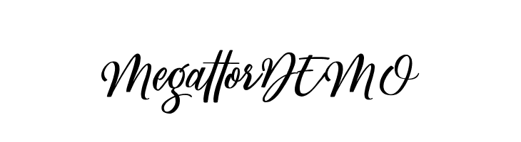 MegattorDEMO Font
