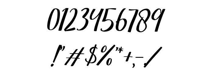 MegattorDEMO Font OTHER CHARS