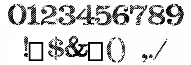 Megeon Grunge Fuentes OTROS CHARS