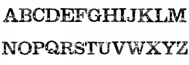 Megeon Grunge Schriftart Groß