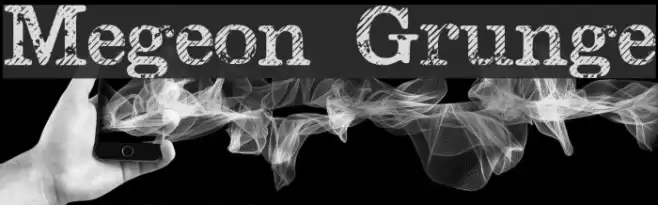 Megeon Grunge Fuentes examples