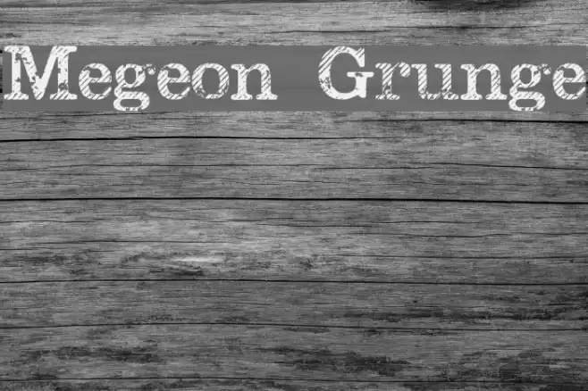 Megeon Grunge Fuentes examples